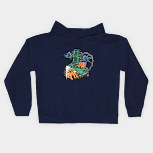 Hermit Crabs conquest - Version 1 Kids Hoodie